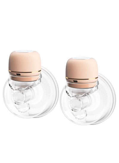 Buy 2 Pack Hands-Free Breast Pump Electric Breast Pump with LCD Display in Saudi Arabia