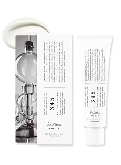 Buy 345 Relief Cream Face Moisturizer with Niacinamide - Blemish Care & Soothing Vegan Korean Skincare for All Skin Types in UAE