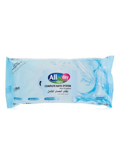 Buy Complete Bath System Wipes 8 sheets in UAE