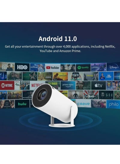 Buy Video Projector Android Version Portable Projector Home Projector HY300 in Saudi Arabia