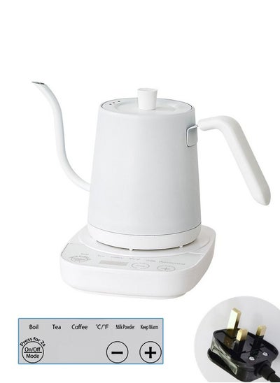 Buy 800ml Temperature Control Coffee Pot Household Stainless Steel Small Diameter Electric Kettle in Saudi Arabia