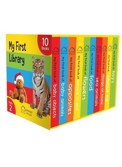 اشتري My First Library Pack 2: Boxset of 10 Board Books For Kids في الامارات