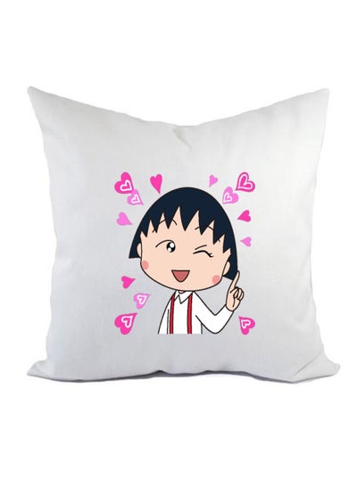 Buy Anime Chibi Maruko Chan Printed Decorative Pillow in UAE