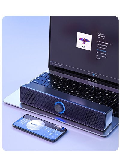 Buy Computer Small Speaker Bluetooth Speaker Subwoofer Notebook USB Multimedia Bluetooth Audio in Saudi Arabia