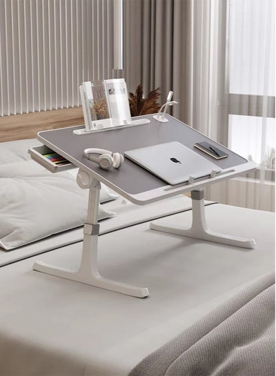 Folding Bed Laptop Table - E-Table Foldable Adjustable Laptop Home Desk ...