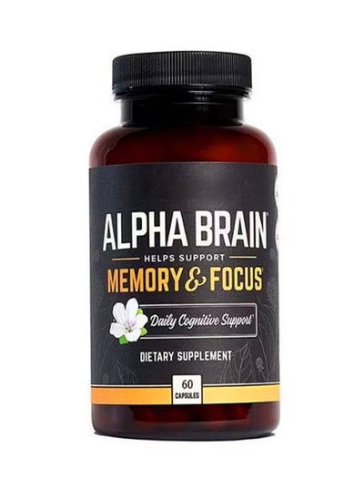 Buy Nootropic Brain Supplement for Men and Women  Memory Mental Clarity  Cognitive Improvement  Focus Capsules with 60 Count in Saudi Arabia