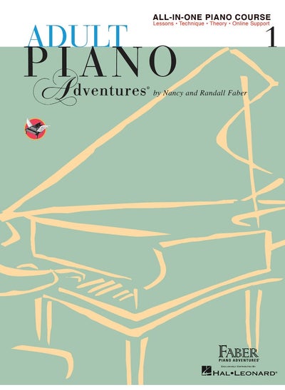 Buy ADULT PIANO ADVENTURES ALL-IN-ONE LESSON BOOK 1 PIANO +ENREGISTREMENTS ONLINE in UAE