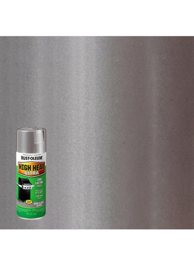 Buy Rust-Oleum 270201 Specialty Silver High Heat Ultra Spray Paint, 12-Ounce in UAE