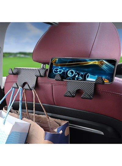 Buy A hook for organizing and carrying belongings and mobile phones inside the car and attached to the back of the chair/BCX3 in Egypt