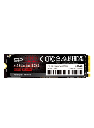 Buy SSD M.2 NVMe UD80 250GB / Speed Up to 3400 Mb/s in Saudi Arabia