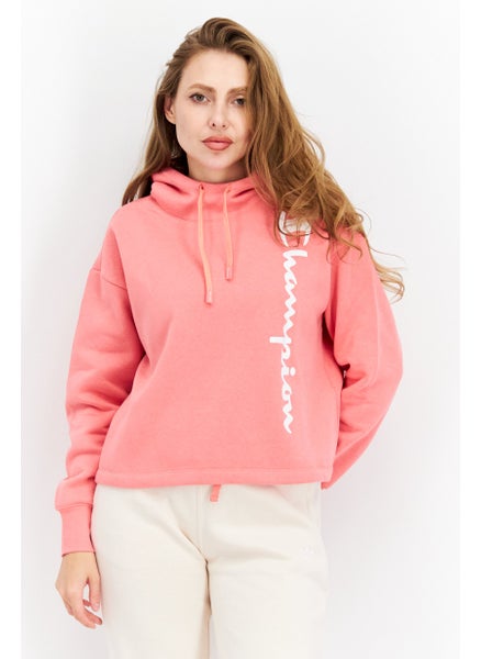 Buy Women Sportswear Fit Long Sleeves Training Sweatshirt, Pink in UAE