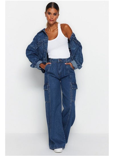 Buy Jeans - Blue - Wide leg in Egypt