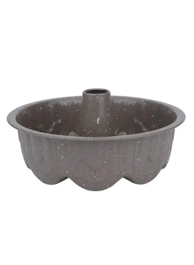 Buy Backe Chef Round Cake Pan with Light Brown Granite Pillar 10x22cm in Saudi Arabia