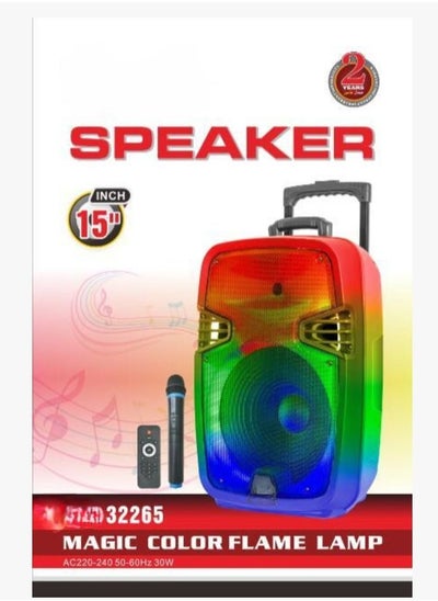 Buy A large size rechargeable Bluetooth speaker with a power of 30 watts, 15 h in Saudi Arabia