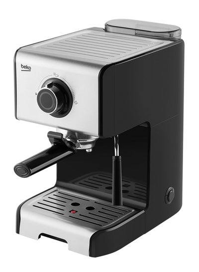 Buy Beko CEP5152B Espresso Machine 15 Bar Pump Pressure, One Touch Brews Espresso. Removable Drip Tray & Water Tank Integrated Milk Steamer. Stainless Steel 4.4kg in UAE
