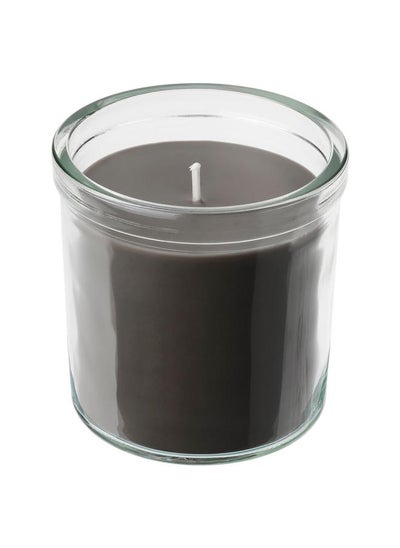 Buy Scented Candle In Glass Bonfire Grey 40 Hr in Saudi Arabia