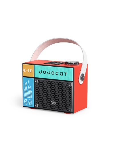 اشتري New Trendy Bluetooth speaker wireless card subwoofer mini portable outdoor small gift Bluetooth audio wholesale Orange Red في الامارات