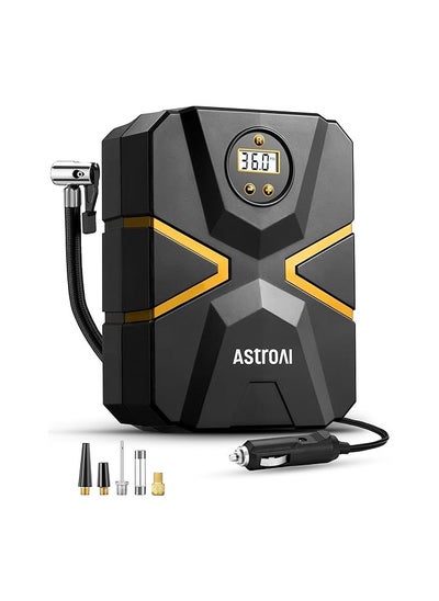 Buy Tyre Inflator Air Compressor 12V DC, Digital Car Tyre Pump 150 PSI, Preset Tyre Pressure & Auto Shutoff, Electric Air Pump for Car Tyres, Bicycles, Other Inflatables in Saudi Arabia