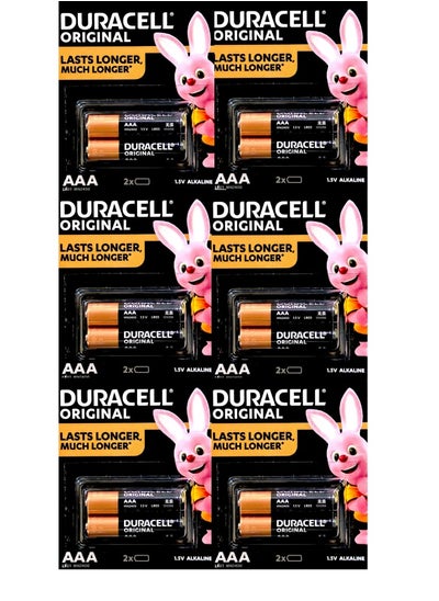 Buy 12 Pcs AAA 1.5V Alkaline Battery Set in Saudi Arabia