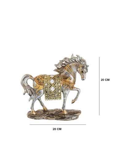 اشتري A decorative horse figurine with a beautiful and elegant design في السعودية