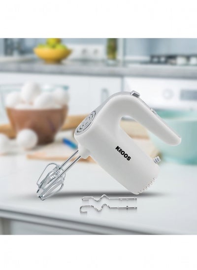 Buy 5 Speed Hand Mixer With Beater & Hooks 150W in Saudi Arabia