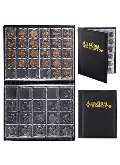 Buy 250 Pocket Coin Collection Rack Photo Album, Coin Collection Book Supplies Commemorative Coin Collection Book in Saudi Arabia