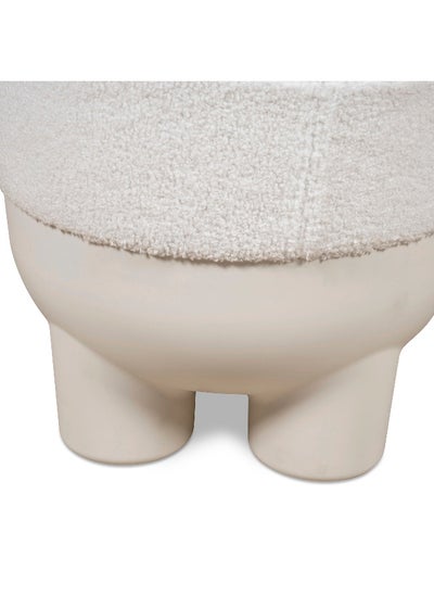 Buy Grato Stool Round - White in UAE