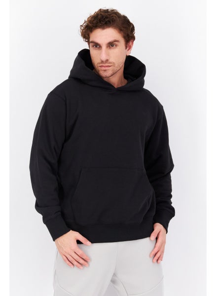 اشتري Men Sportswear Fit Long Sleeves Outdoor Hoodie, Black في الامارات