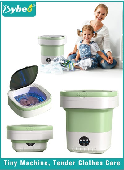 Buy 12L Mini Washer with 3 Modes Deep Cleaning, Foldable Washing Machine, Portable Upgraded Washing Machine for Underwear and Baby Clothes, Travel Washer and Dryer Combo for Apartment, Home, Hotel in UAE