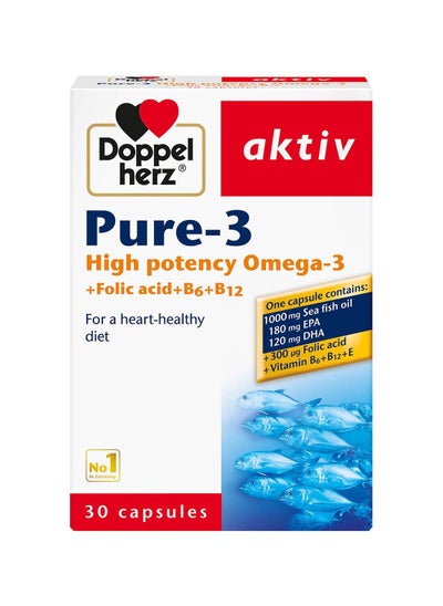 اشتري Doppelherz Aktiv Pure-3, 30 Capsules في الامارات