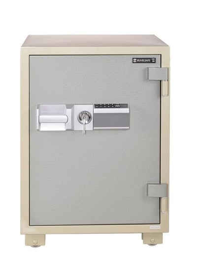 اشتري ESD106 Bumil Safe Anti-Burglar Fireproof Safe Box with a Lockable Drawer & an Adjustable Shelf, Digital Keypad and Emergency Key Lock  (85 X58 X51.6CM 172Kgs) - Made in Korea في مصر