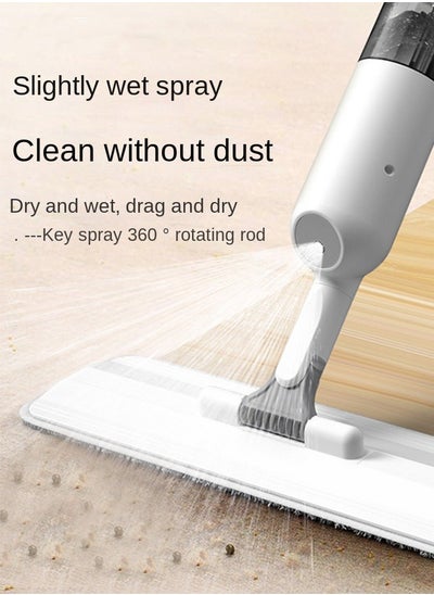 Buy Spray Mop with 2 Washable Microfiber Pads-Cleaning Mop with  Refillable Water Tank-Ceramic Floor Mop for Home Kitchen in UAE