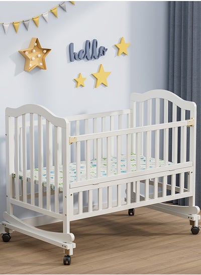 Buy Multi-Purpose Wooden Baby Bed 120 x 60 cCm in Saudi Arabia