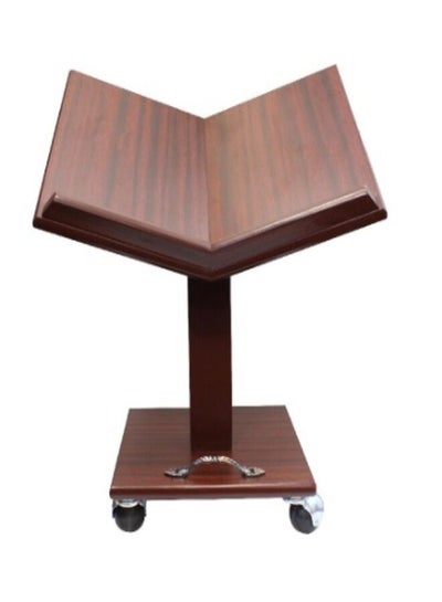 Buy Holy Quran wooden holder brown small in Saudi Arabia