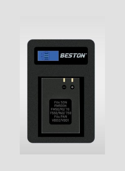 Buy Beston Charger for Sony F550: Charger tailored for Sony F550 batteries, offering quick and convenient power replenishment for compatible devices. in Egypt