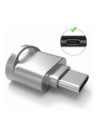 اشتري Compact USB C Micro SD Card Reader with Keychain for Galaxy Note 20 S20 and More في السعودية