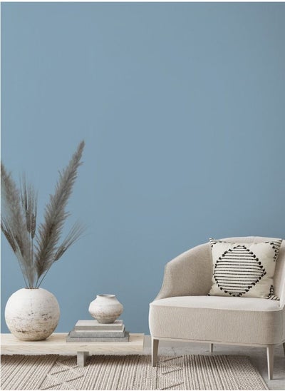 Buy Matt Interior Wall Paint (Color: Sea Blue) 3 Liters in Saudi Arabia