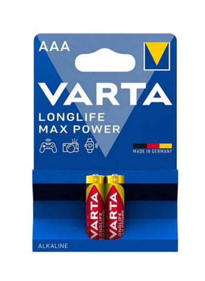 Buy Longlife Max Power AAA 1.5v Mignon LR6 Alkaline (2-pack) in Egypt