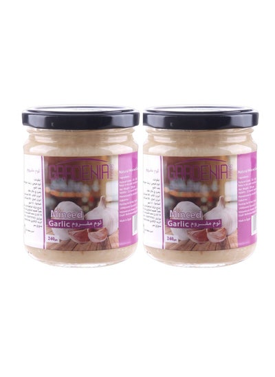 Buy Minced Garlic With Glass Bottle - 240 ml*2 in Egypt