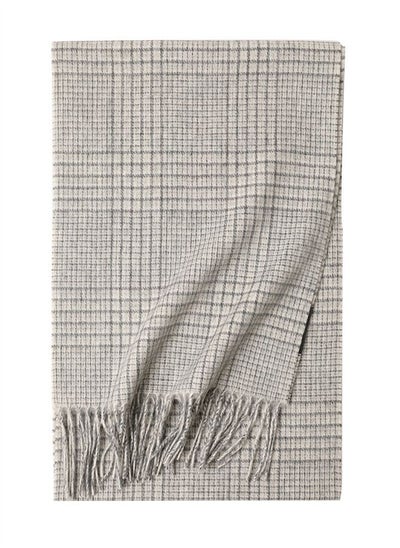 اشتري Warm Long Cashmere Check Scarf Multicolour في الامارات