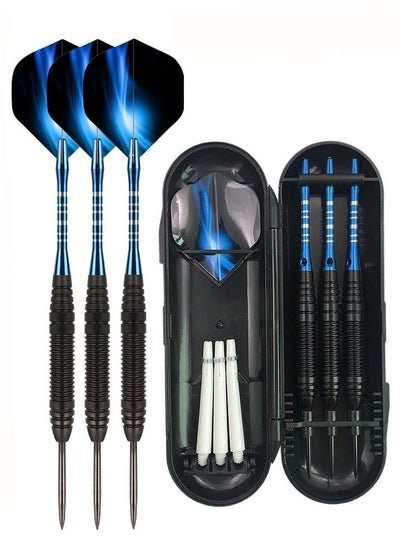 اشتري 3Pcs/Set Professional Aluminium Alloy Plastic Darts Shaft Tip Flights 23g with Box 14.5*4.8*2cm في الامارات