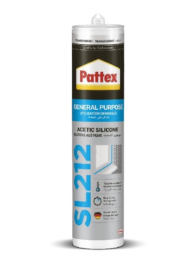 Buy High-Quality General Purpose Acetic Silicone Sealant Clear 280 ml 2637449 in Saudi Arabia