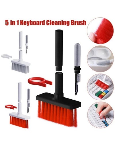 Buy 5-in-1 Multi-Function Laptop Cleaning Brush, Keyboard Cleaning kit, Gadget Cleaning kit for Laptop, Keyboard and Earphones Multicolor in Egypt