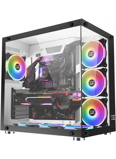 اشتري Gaming PC Computer Desktop – Intel Core i9-11900K 3.5GHz, NVIDIA GeForce GTX3080 10GB, 16GB DDR4-3200 RGB RAM, 1TB HDD, 500GB NVMe SSD, Windows 10 في الامارات