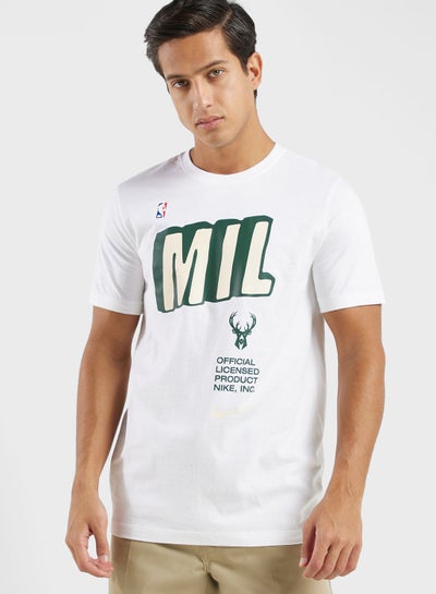 Buy Milwaukee Bucks Essential Block T-Shirt in UAE