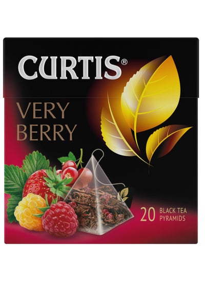 Buy Very Berry Ceylon Black Tea Blended With Wild Berries 20 Pyramid Tea Bags in UAE