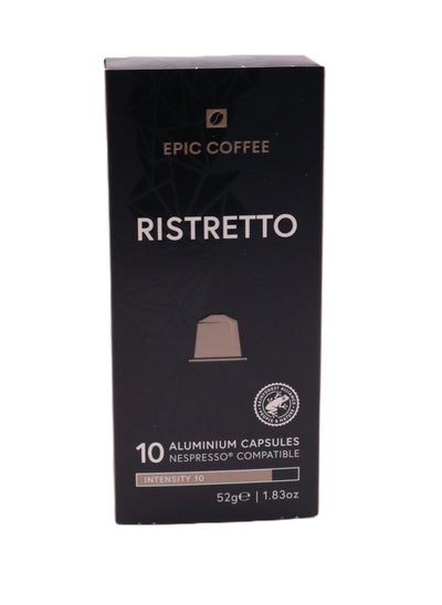 اشتري Ristretto 10 Aluminium Capsules, Intensity 10, 52 grams في الامارات