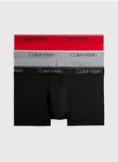 Buy Men's 3 Pack Low Rise Trunks - Micro Stretch -  microfibre jersey, Multi in Saudi Arabia