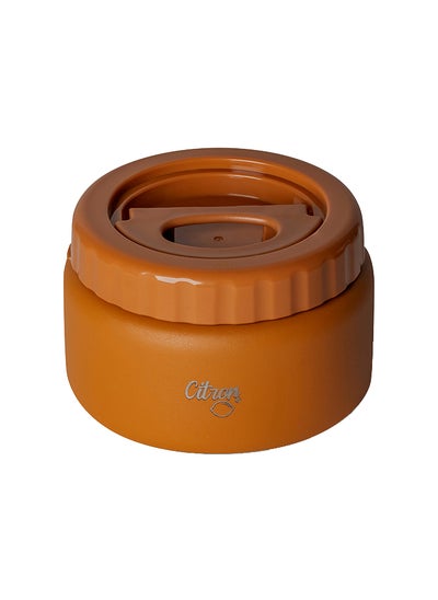 اشتري 2023 Stainless Steel Food Jar 250ml Caramel في الامارات