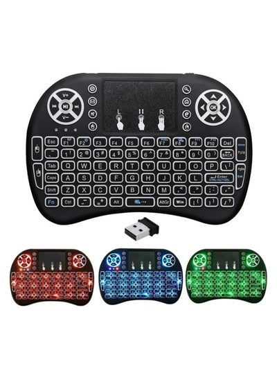 Buy Advanced Keypad for Android, 2.4GHz LED TV Remote, 92 Low Profile Keys incl. Touchpad for Smart TVs and Computers in Saudi Arabia